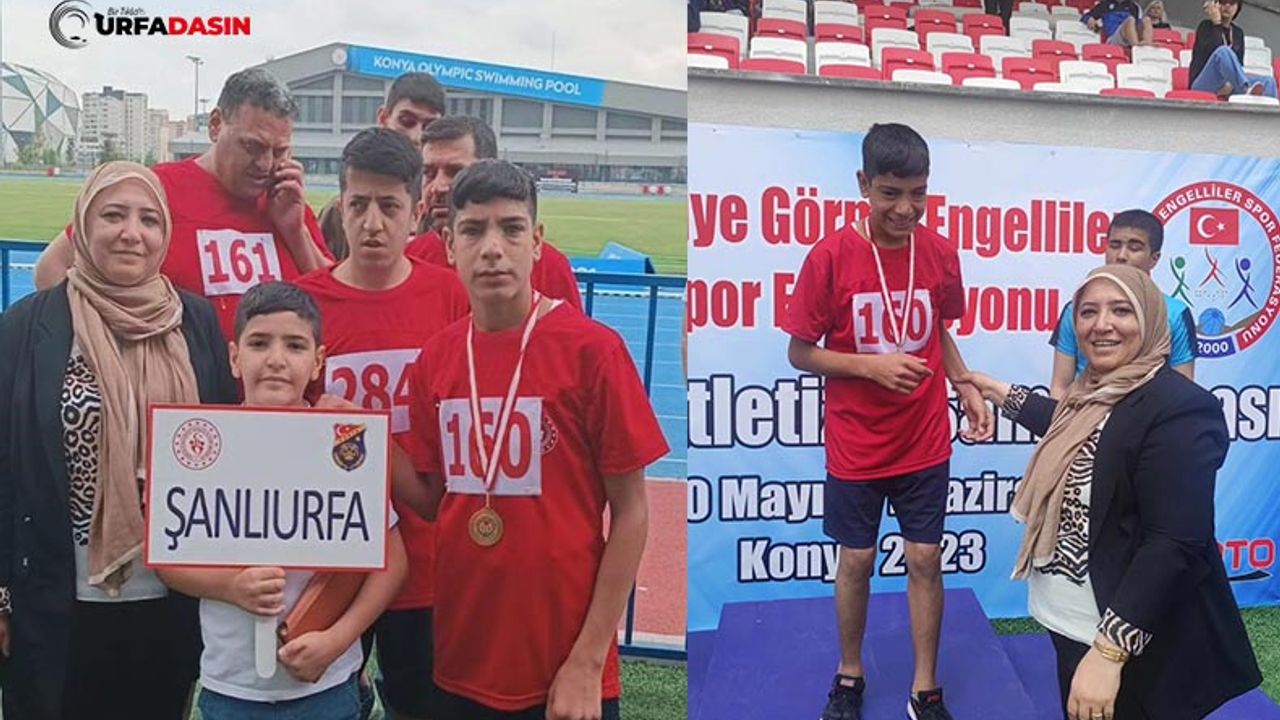 Şanlıurfalı Görme Engelli Sporcu Türkiye Şampiyonu Oldu