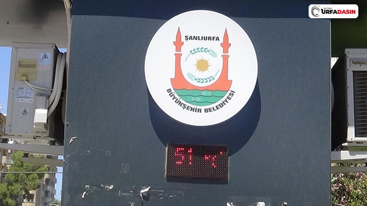 Şanlıurfa'da Sıcak Hava Bunalttı