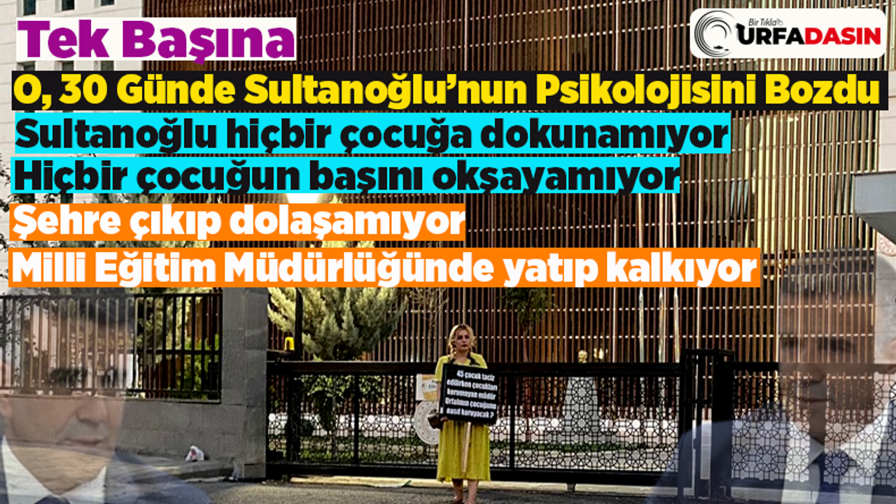 Emine Gizem Çetiner, Protestolarıyla 30 Günde Sultanoğlu’nun Psikolojisini Bozdu