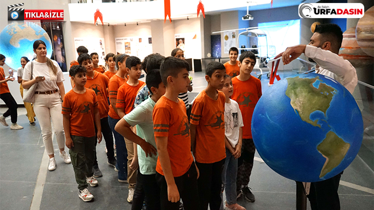 Karaköprü'de Çocuklar Uzay Ve Havacılık İle Tanışıyor