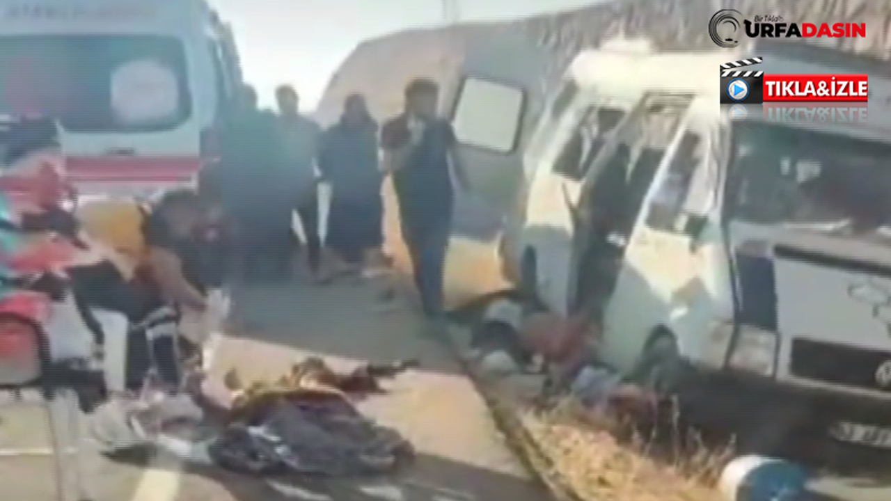 Şanlıurfa'da Tarım İşçilerini Taşıyan Minibüs Kaza Yaptı: 3 Ölü, 17 Yaralı