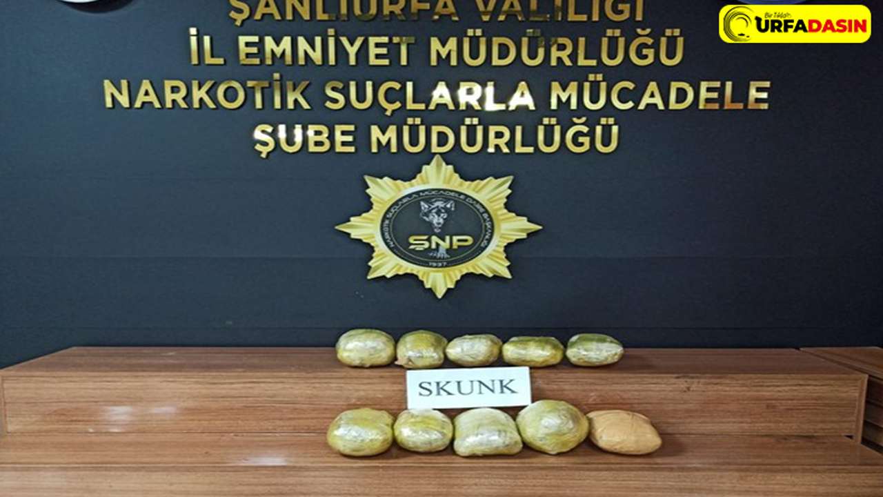 Şanlıurfa’da 7 Kilo 600 Gram Uyuşturucu Ele Geçirildi: 2 Gözaltı