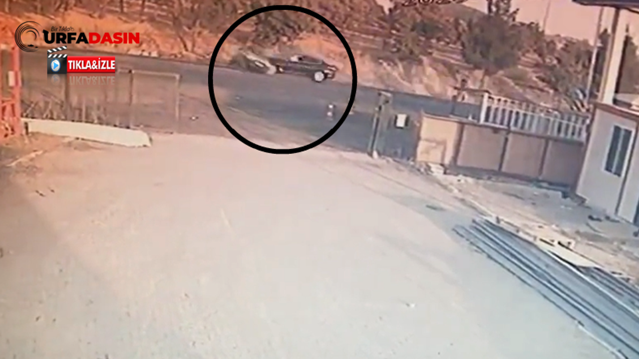 Şanlıurfa'da 3 Kişinin Yaralandığı Kaza Anı Kamerada