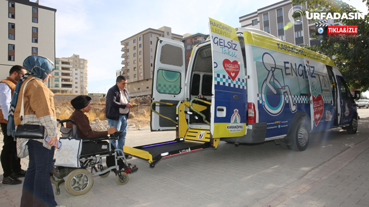 Karaköprü’de Engelli Vatandaşlara Ücretsiz Ulaşım: "Engelsiz Taksi"