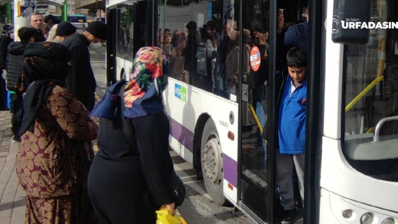 Şanlıurfa'da Yarın Toplu Taşıma Ücretsiz