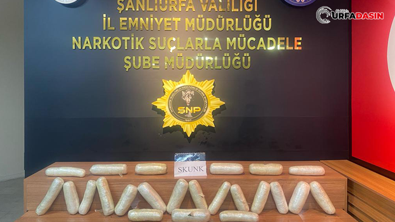 Şanlıurfa’da 10 Kilogram Uyuşturucu Ele Geçirildi: 1 Gözaltı