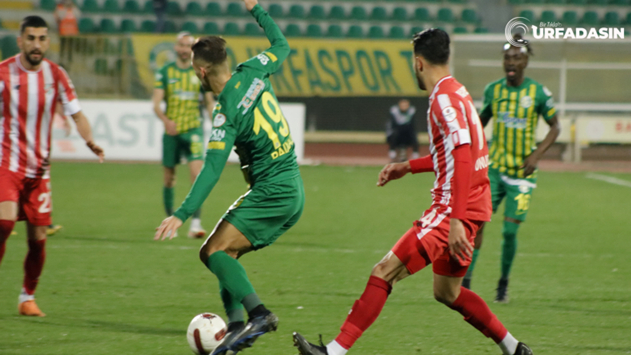 Urfaspor kritik maçta kendi sahasında Boluspor'a 1-0 yenildi