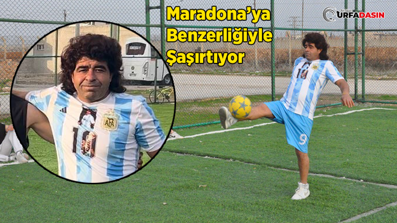 Yerli Maradona Bulundu! Efsane Futbolcuya Benzerliğiyle Dikkati Çekiyor