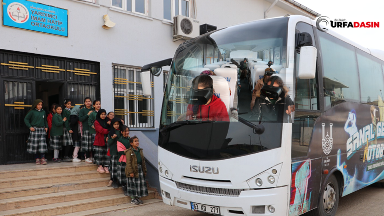 ŞURKAV Sanal Gerçeklik Otobüsü Köy Okullarında