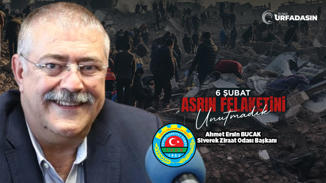 Ahmet Ersin Bucak: Allah böyle bir deprem daha yaşatmasın