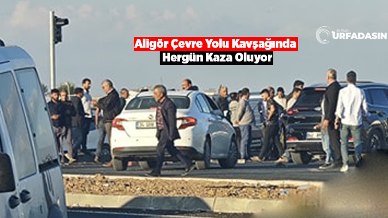 Şanlıurfa Suruç Aligör Çevre Yolu Kavşağında Her Gün Kaza Bugün Yine Kaza; 2 Ağır Yaralı