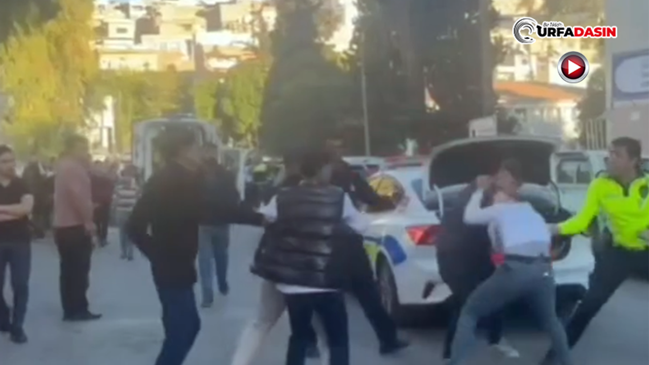 Şanlıurfa'da Kaza Sonrası Meydan Kavgası Kameraya Yansıdı