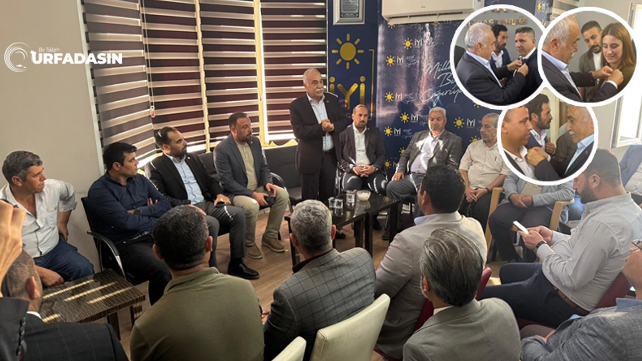 Fakıbaba, Şanlıurfa'da Halkla Buluştu Partisine Katılanlara Rozet Taktı