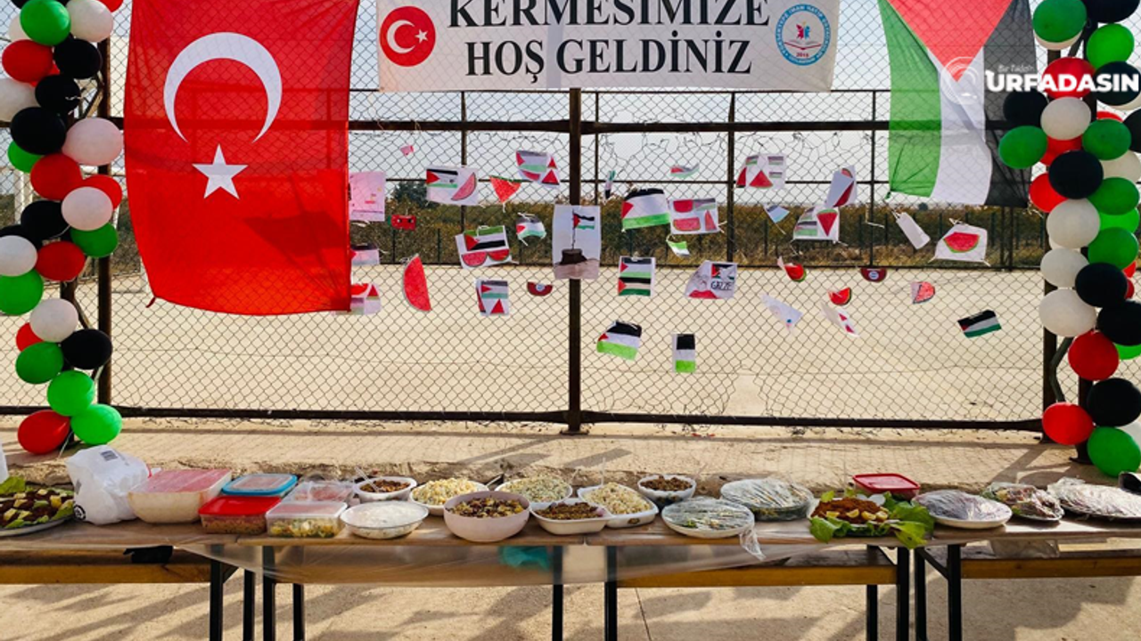Ceylanpınar’da Okullardan Gazze’ye Anlamlı Destek