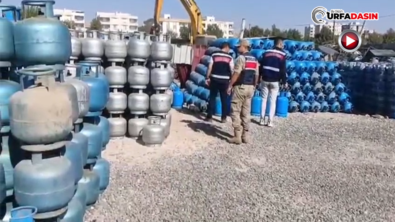 Şanlıurfa’da Yasa Dışı Tüp Dolumu Yapan ve Stoklayanlara Baskın
