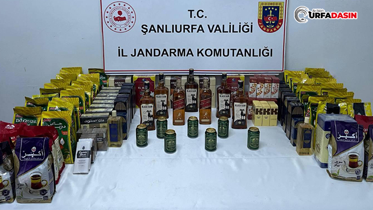 Şanlıurfa’nın İki İlçesinde Kaçak Ürünler Jandarmaya Takıldı
