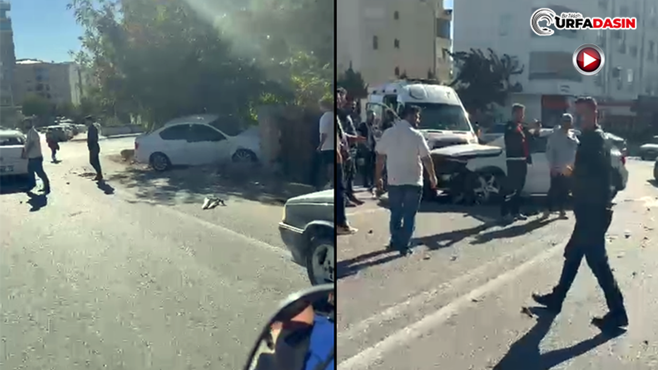 Şanlıurfa'da İki Otomobil Çarpıştı: Yaralılar Var