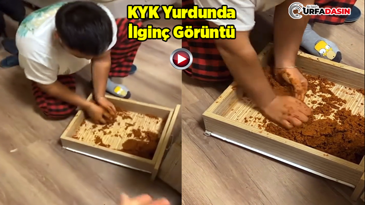 Şanlıurfalı Öğrenci, Tepsi Bulamayınca Çekmecede Çiğ Köfte Yoğurdu