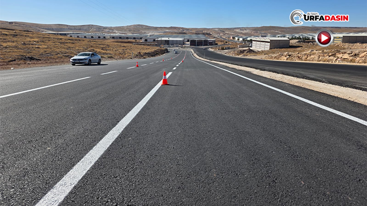 Şanlıurfa'da Sanayi Sitelerini Birbirine Bağlayan Yol Kaymak Gibi Oldu