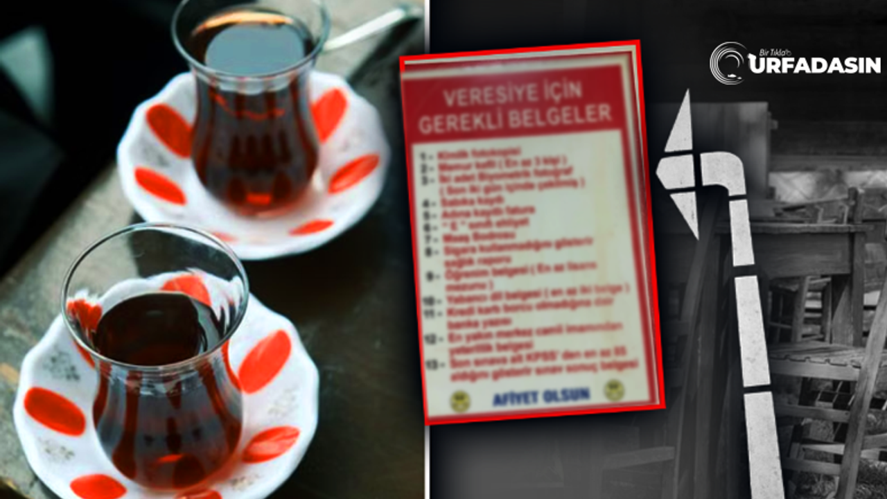 Kahvehanede Veresiye Yapmak isteyene Akılalmaz 13 Şart