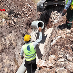 ŞUSKİ, Halfeti’de Altyapı Çalışmalarına Hız Kesmeden Devam Ediyor