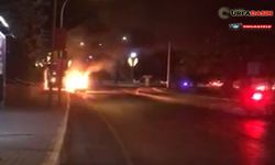 Şanlıurfa'da Seyir Halindeki Araç Alev Topuna Döndü