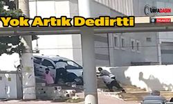 Şanlıurfa'da Otomobili Merdivenden İndirmeye Çalıştı