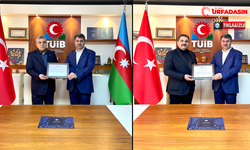 Beyazgül İle Canpolat’a Azerbaycan’dan Teşekkür Plaketi