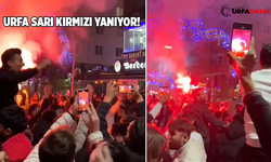 Şanlıurfa’da, Galatasaray Taraftarlarının Galibiyet Sevinci