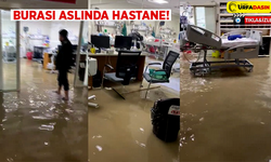 Şanlıurfa'da 800 Yataklı Hastaneyi Sel Bastı! Yoğun Bakımdaki Hastaların Görüntüleri Yürek Yaktı!