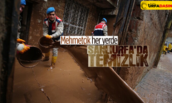 Şanlıurfa'da, Jandarmadan Sel Temizliği !