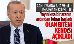 Cumhurbaşkanı Erdoğan, Canlı Yayında Rahatsızlandı Yayına Ara Verildi