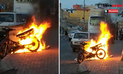 Urfa’da Motosiklet Kundaklandı İddiası 
