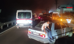 Anız Yangınından Dolayı Uluslararası Karayolu Trafiğe Kapandı