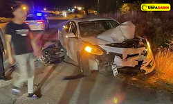 Urfa'da Otomobil İle Motosiklet Çarpıştı:1 Ölü, 2 Yaralı