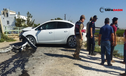 Şanlıurfa'da İki Araç Çarpıştı, Biri Sulama Kanalına Düştü