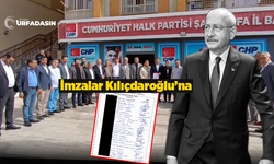 CHP Şanlıurfa İl Örgütünden Kılıçdaroğlu'na İmzalı Destek!
