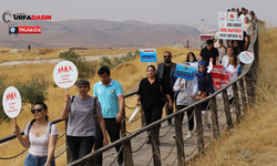 Urfa'da Sağlık Çalışanlarından Tarihin Sıfır Noktasına Yürüyüş