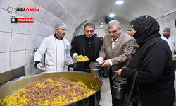 Vali Şıldak ve Başkan Beyazgül Aşevi'ni Ziyaret Etti, İhtiyaç Sahiplerine Yemek Dağıttı