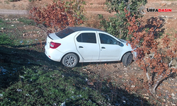 Urfa'da Yoldan Çıkarak Fıstık Bahçesine Giren Otomobilin Sürücüsü Yaralandı