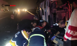 Şanlıurfa Gaziantep Otoban Yolunda Kaza; Yaralılar Var