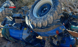 Birecik'te traktör devrildi sürücüsü ağır yaralandı