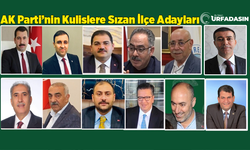 AK Parti'nin Şanlıurfa İlçe Belediye Başkan Adayları Kulislere Sızdırıldı