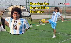 Yerli Maradona Bulundu! Efsane Futbolcuya Benzerliğiyle Dikkati Çekiyor