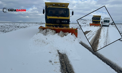 Siverek'te Karla Kapanan 7 Köy Yolu Yeniden Açıldı