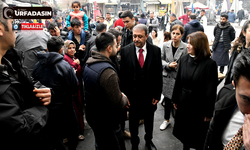 Şanlıurfa Valisi Hasan Şıldak Bu Kez Tarihi Çarşılar Bölgesinde Kısa Yürüyüşe Çıktı