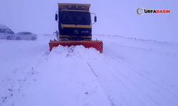 Karacadağ’da Ekiplerin Karla Mücadelesi Devam Ediyor