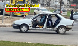 Ancak Urfa'da Olur Dedirten Görüntü! Kapısız, Koltuksuz, Yolculuk