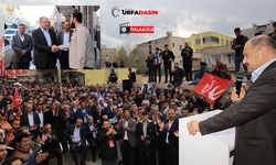 Mehmet Kasım Gülpınar Ceylanpınar'da Seçim Bürosu Açtı, Esnafı Ziyaret Etti