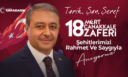 Şanlıurfa Valisi Hasan Şıldak'tan Çanakkale Zaferi Mesajı